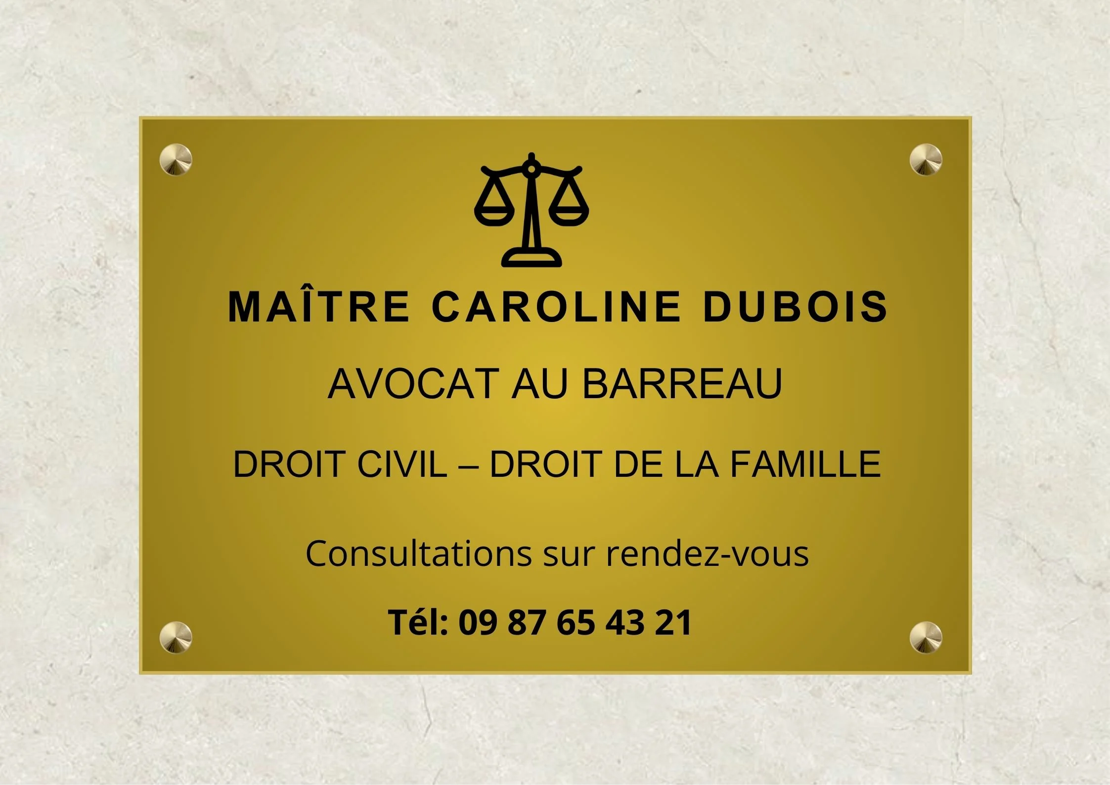 Plaque Avocat