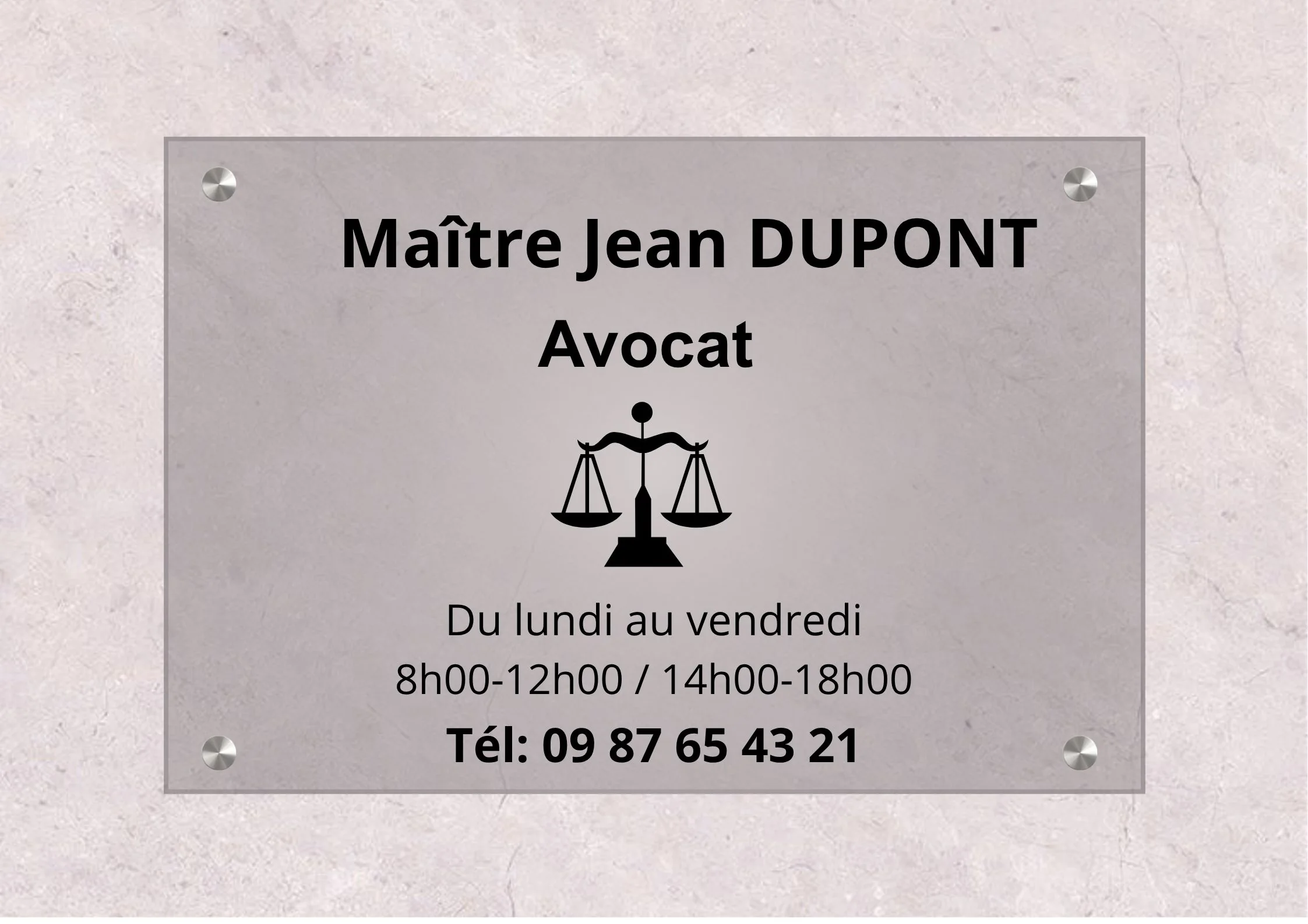 Plaque Avocat