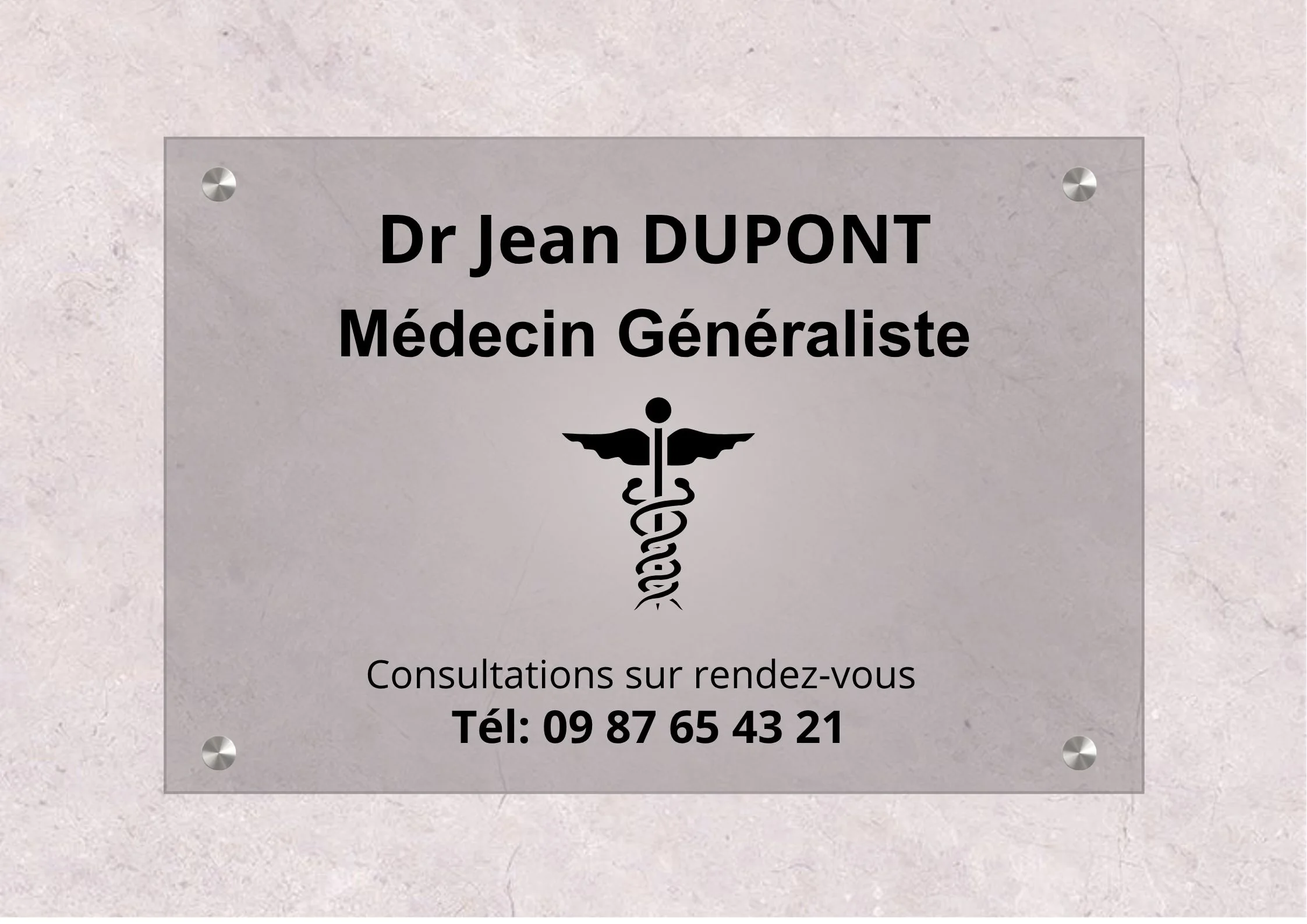 Plaque Médecin