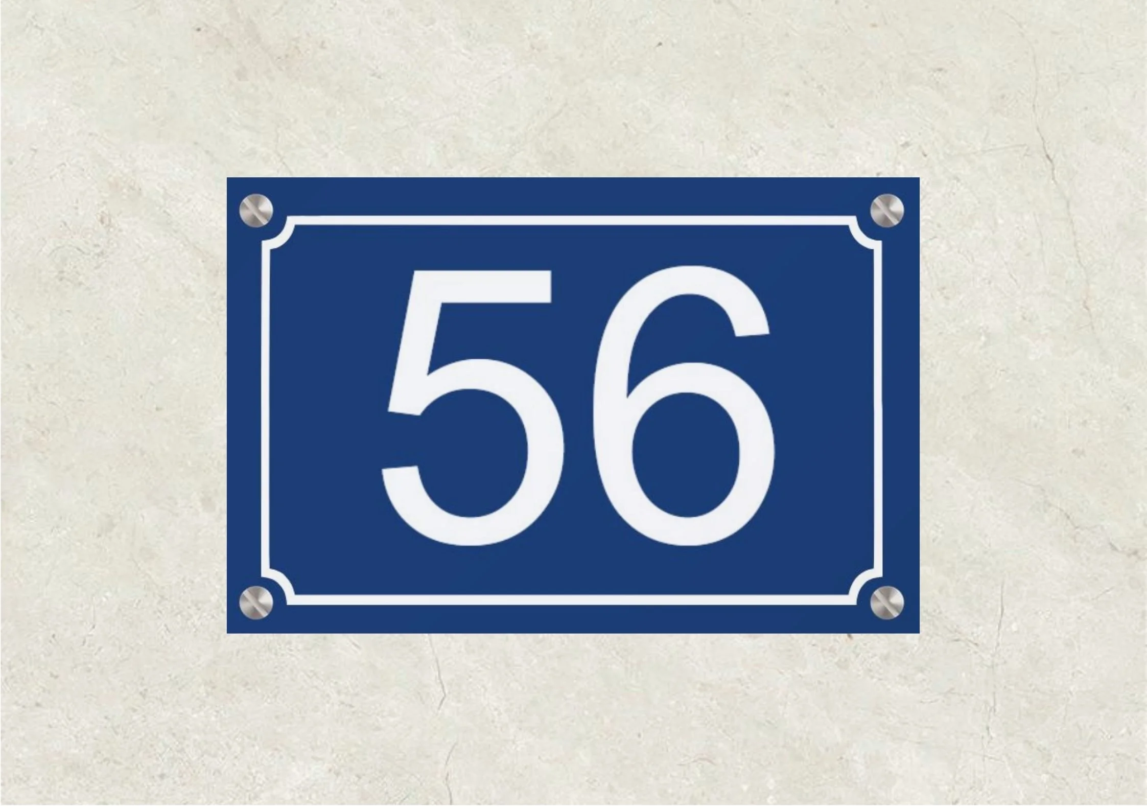 Plaque numéro de rue