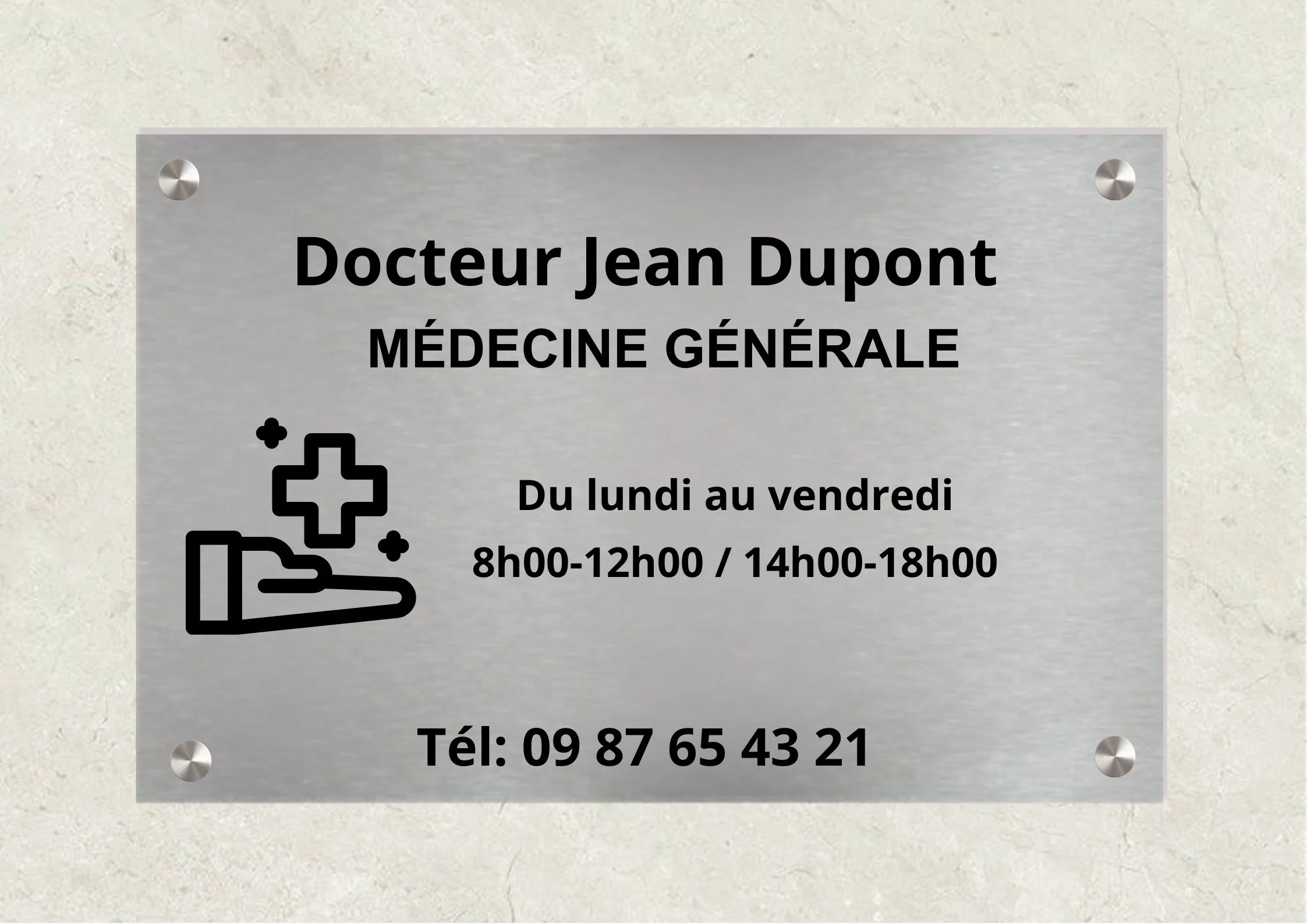 Plaque Médecin