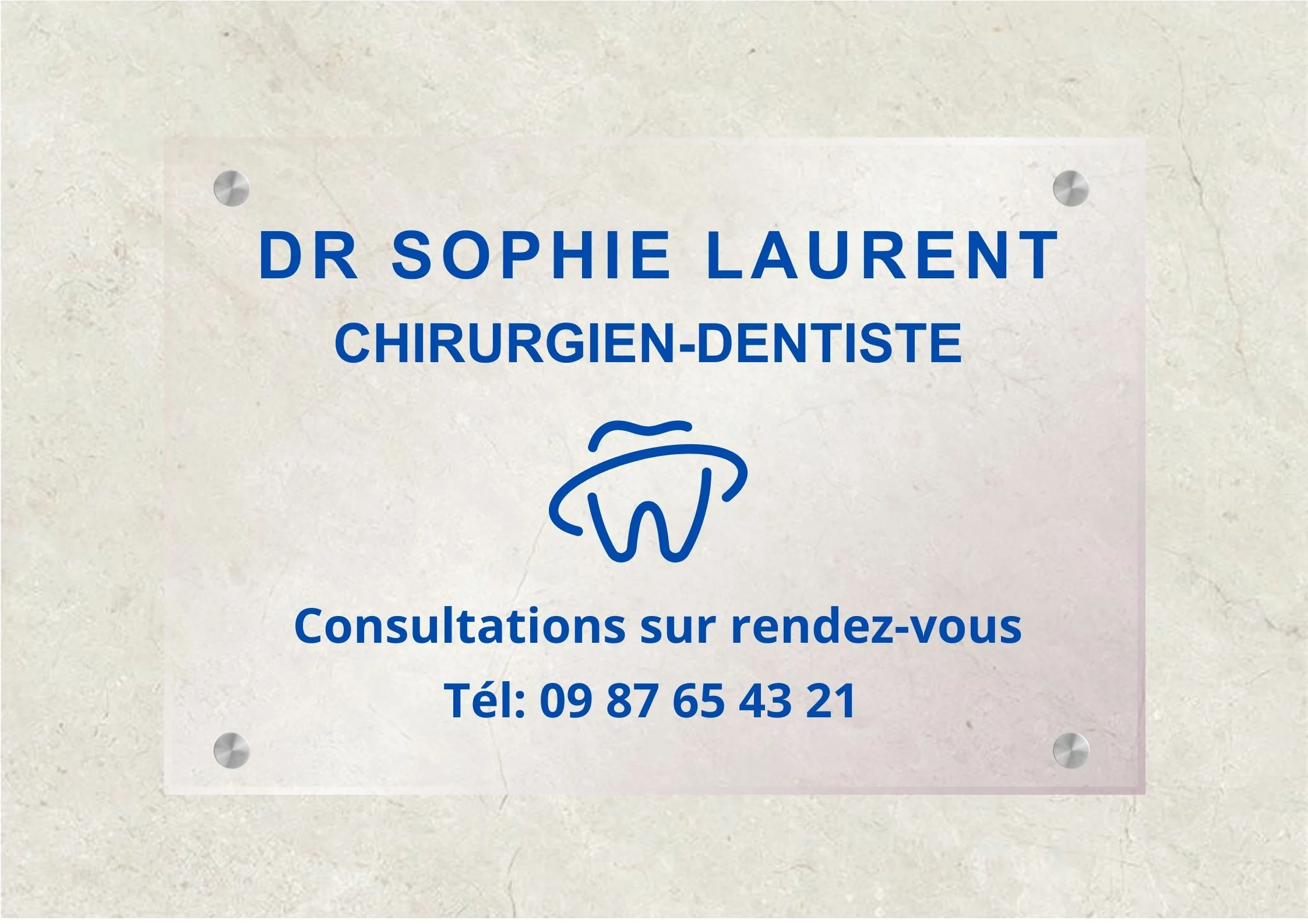 Plaque Dentiste